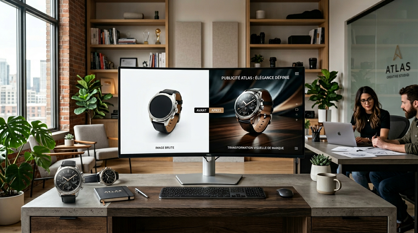Création de visuels professionnels par IA